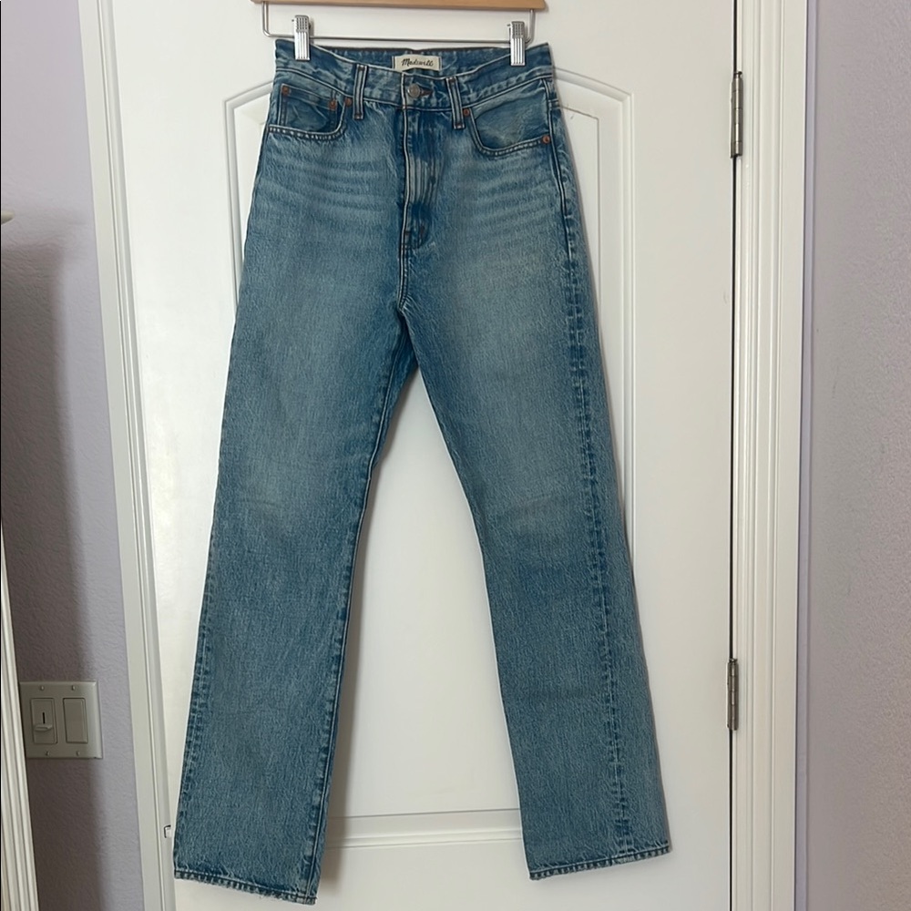 Madewell Women's Straight Leg Jeans - Blue